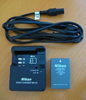 Аккумулятор и зарядное устройство для Nikon d3000