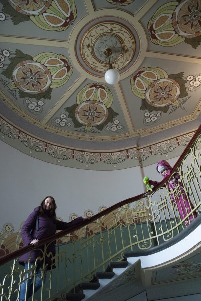Лестница музея югендштиля в Риге