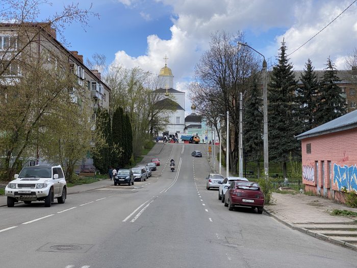 улица козлова и вознесенский собор смоленска