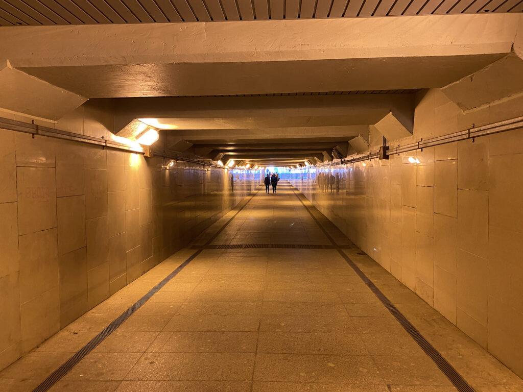 Пешеходный тоннель в Девяткино и Мурино